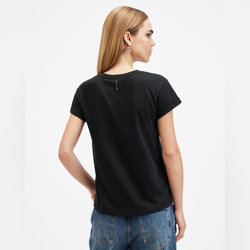 AllSaints Charcoal “Anna” Short Sleeve Tee - Medium - Picture 6 of 7